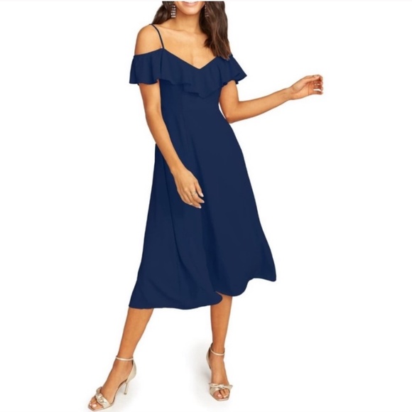 Show Me Your MuMu Dresses & Skirts - Show Me Your Mumu Ruffle Midi Dress